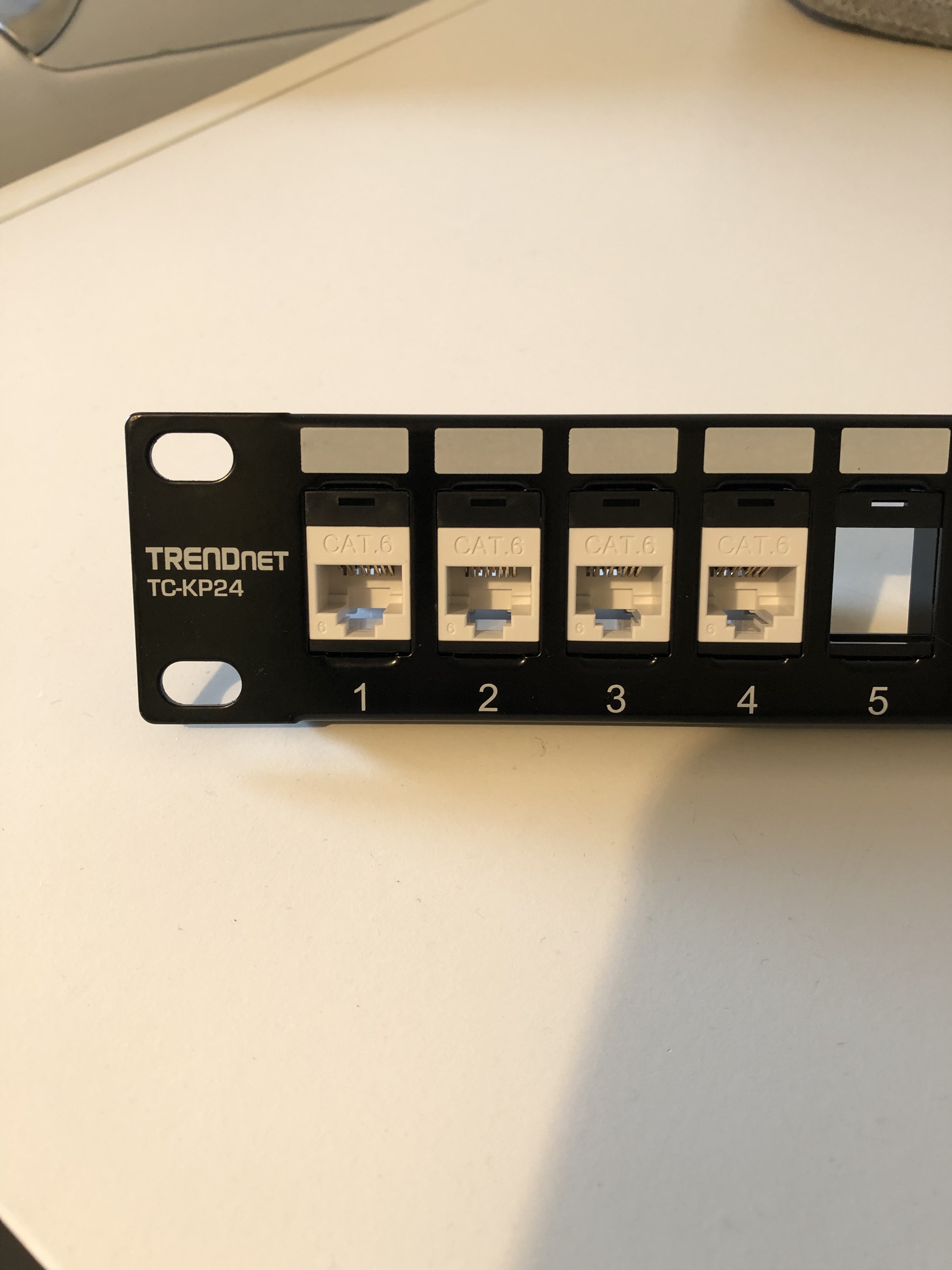 TRENDnet 24-Port Blank Keystone 1U Patch Panel, 19