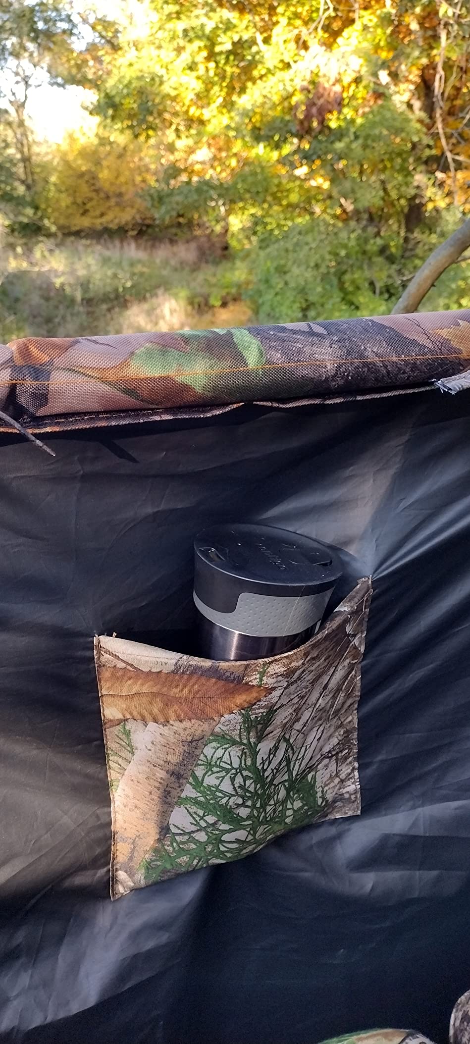 Allen Company Magnetic Treestand Cover Blind Kit - Tree Stand Camo Blind Cover - Quick Set Up and Take Down - Realtree Edge or Mossy Oak Options customer photo 1