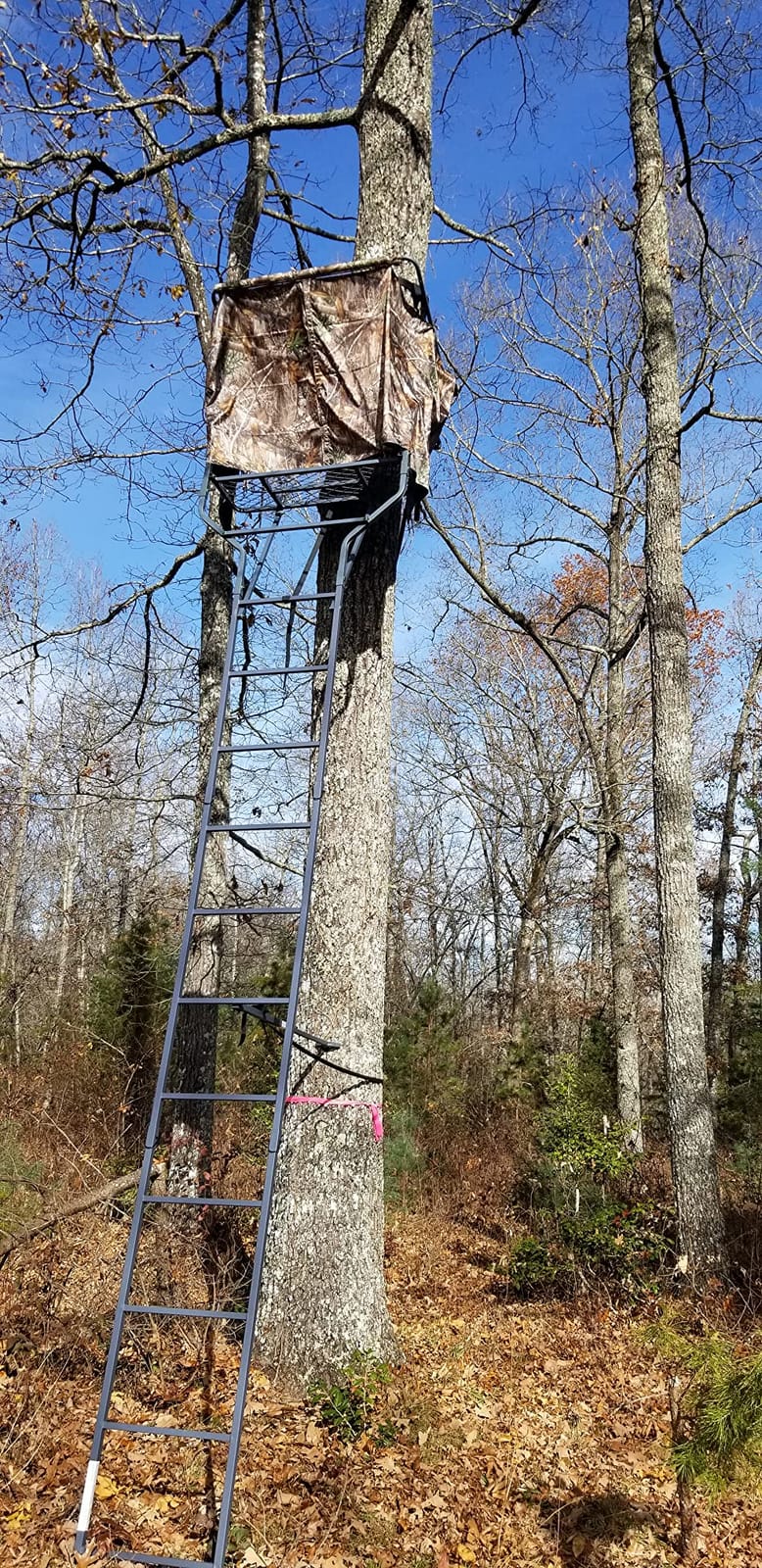 Allen Company Magnetic Treestand Cover Blind Kit - Tree Stand Camo Blind Cover - Quick Set Up and Take Down - Realtree Edge or Mossy Oak Options customer photo 2