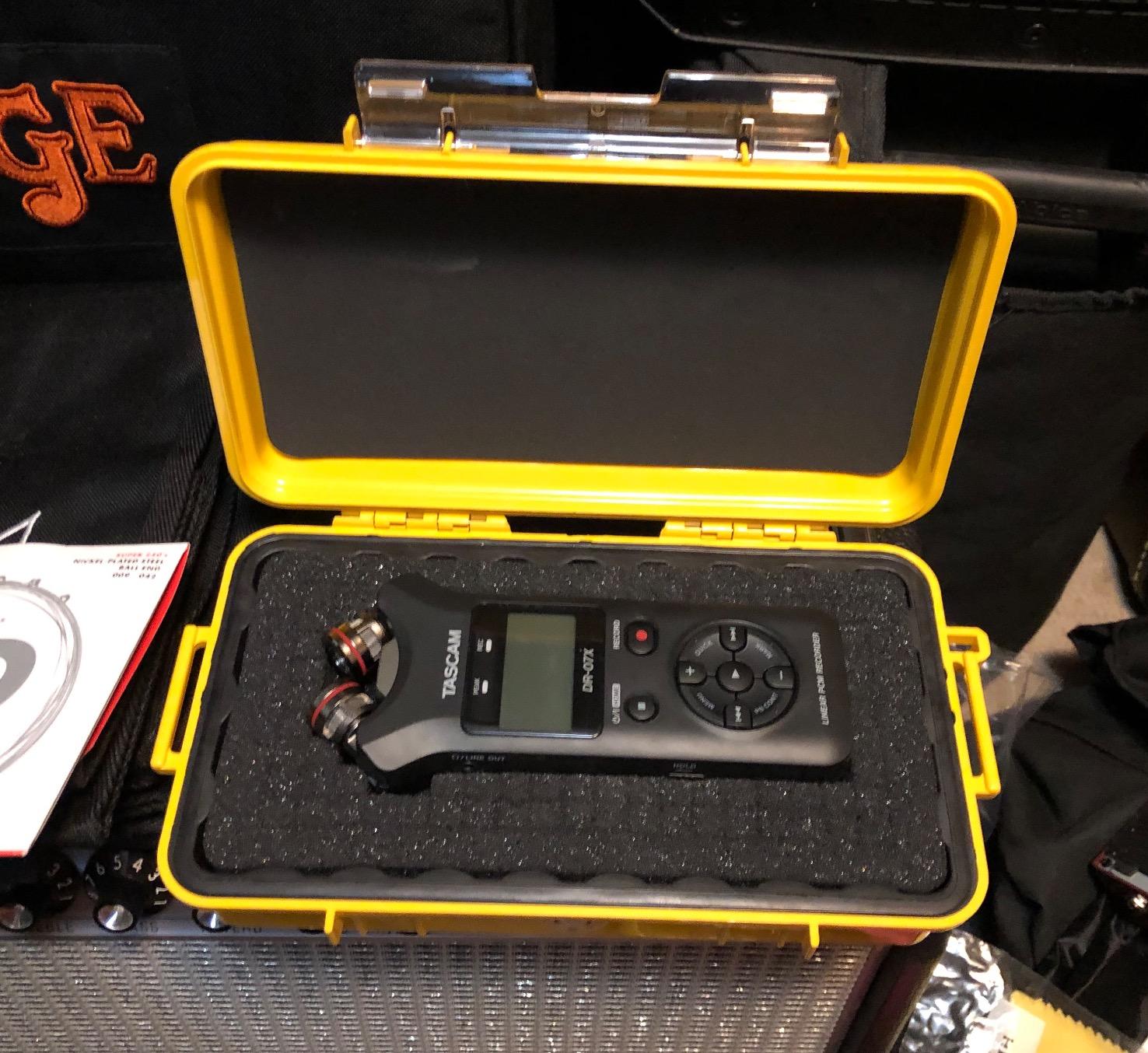 Tascam DR-07X Stereo Handheld Digital Audio Portable Recorder and USB Audio Interface, Pro Field, AV, Music, Dictation Recorder | Adjustable A-B and X-Y Mics, Wav Up to 24-Bit/96khz, 2-In/2-Out USB Interface, Microsd Up to 128GB, Aa or USB Power customer photo 2