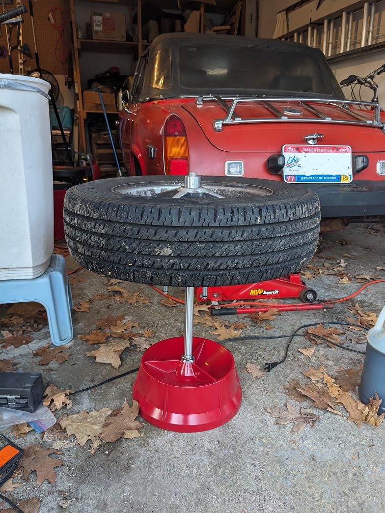 Portable Bubble Wheel Balancer with Bubble Level Static Balancing Machine Tire Changer Auto Car Wheel Repair Balancer customer photo 2