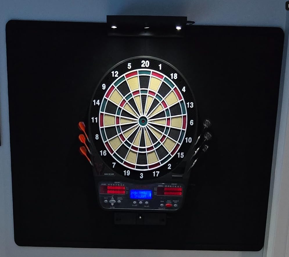 Viper by GLD Products 850 Electronic Soft Tip Dart Board | 15.5 Inch Regulation Target Face, 50 Games, 470 Options, 1-8 Players, 6 Darts Included, Ultra-Thin Spider customer photo 2