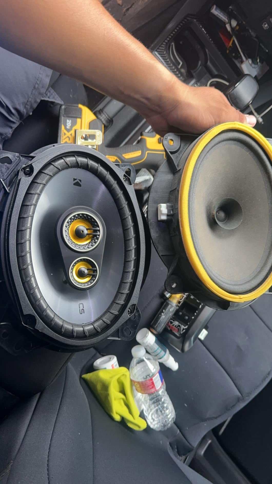 Kicker CS Series 150 Watt 6 x 9 Inch Car Audio Coaxial Speaker Pair, Black customer photo 1