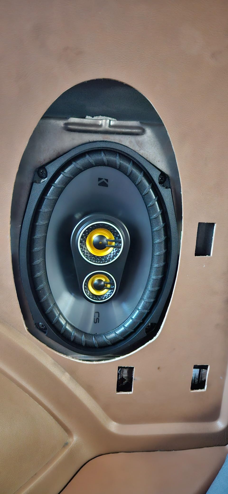 Kicker CS Series 150 Watt 6 x 9 Inch Car Audio Coaxial Speaker Pair, Black customer photo 2