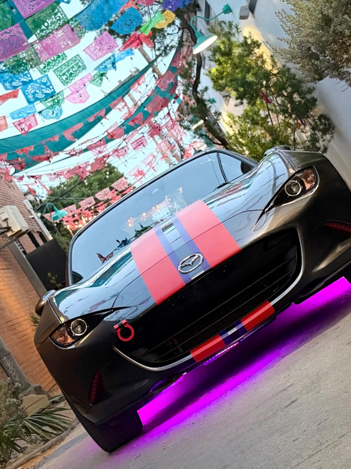 OPT7 Aura Pro RGB Aluminum Car Underglow Kit with App & Remote Control | Waterproof Rigid Light Bars, Multicolor Music Sync Lighting, Neon Accent Underbody Lights, Exterior Car Gifts, 12V customer photo 1