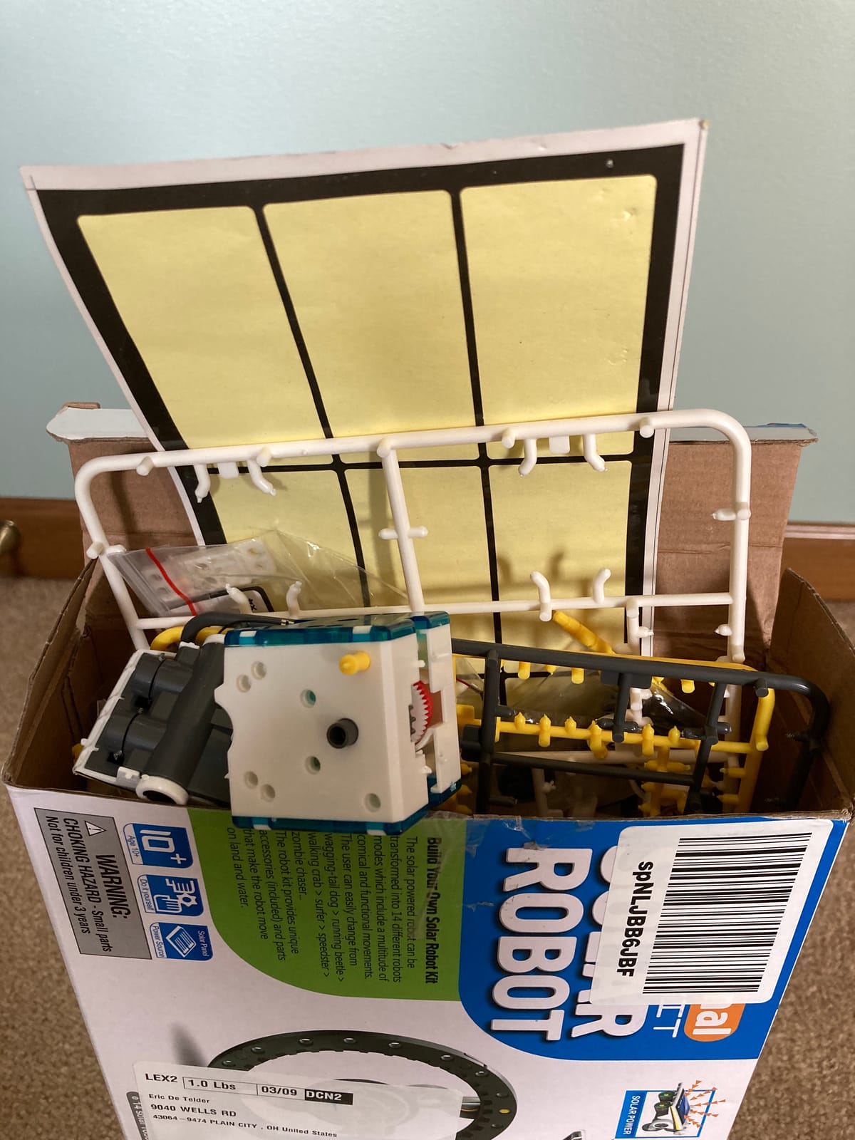 Teach Tech SolarBot.14, Transforming Solar Robot Kit, STEM Learning Toys for Kids 10+ customer photo 1