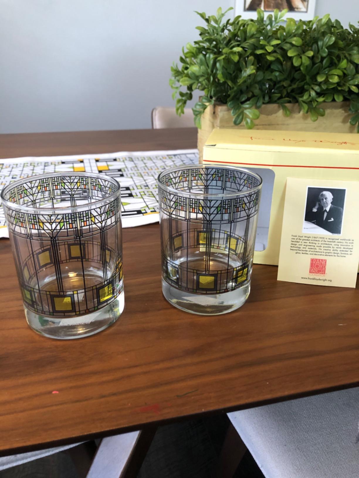 Culver Frank Lloyd Wright DOF Double Old Fashioned Glass 14-Ounce (Gift Boxed Set of 2, Tree of Life) customer photo 1
