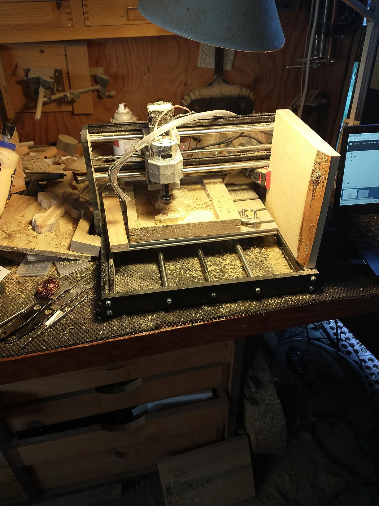 Genmitsu CNC 3018-PRO Router Kit, 3-Axis CNC Machine, Mini Milling Machine | GRBL Control with Offline Controller for Wood, Acrylic, PCB & PVC, 300 x 180 x 45mm Working Area customer photo 2
