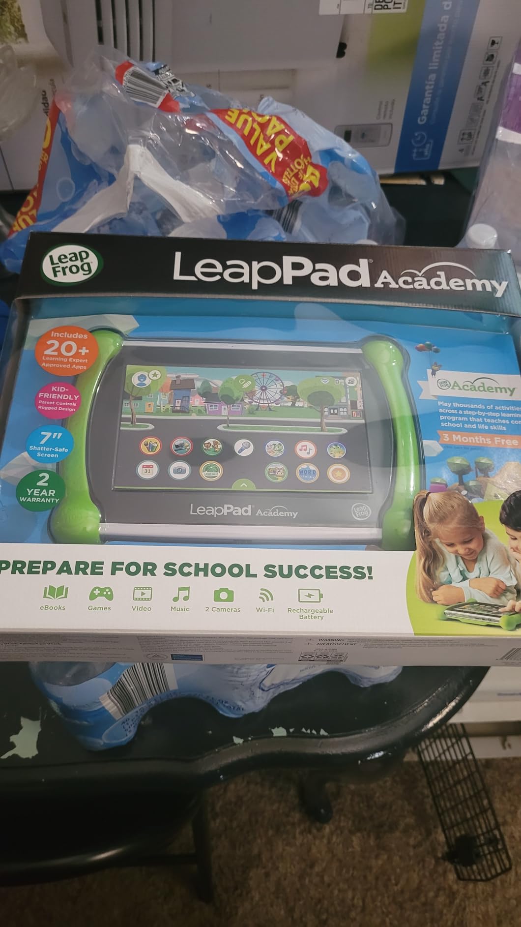 LeapFrog LeapPad Academy Kids' Learning Tablet, Green customer photo 2