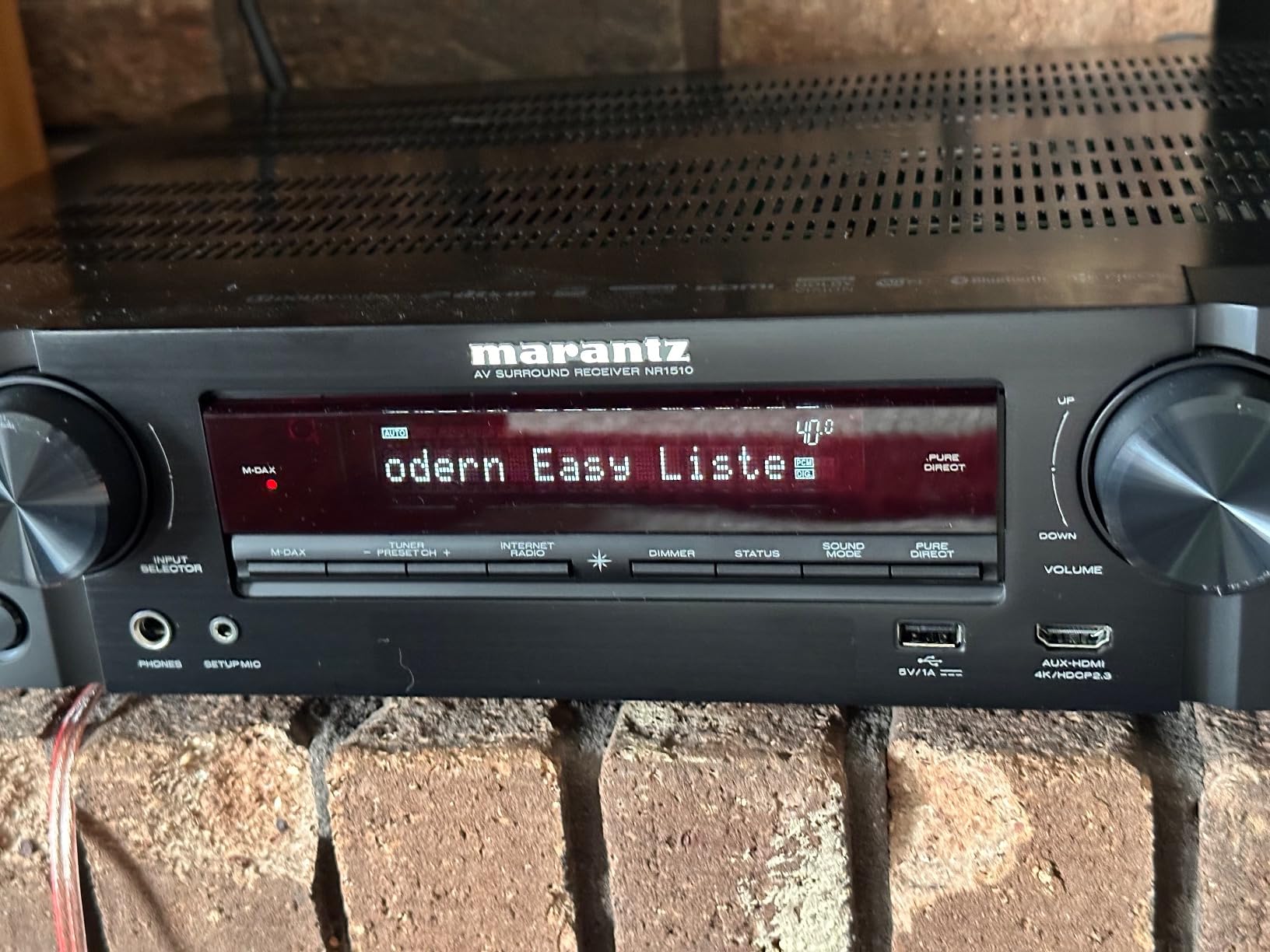 Marantz NR1510 Slimline 5.2 Channel AV Receiver Powered by HEOS with 50W, 4K, and 6 HDMI Inputs customer photo 2