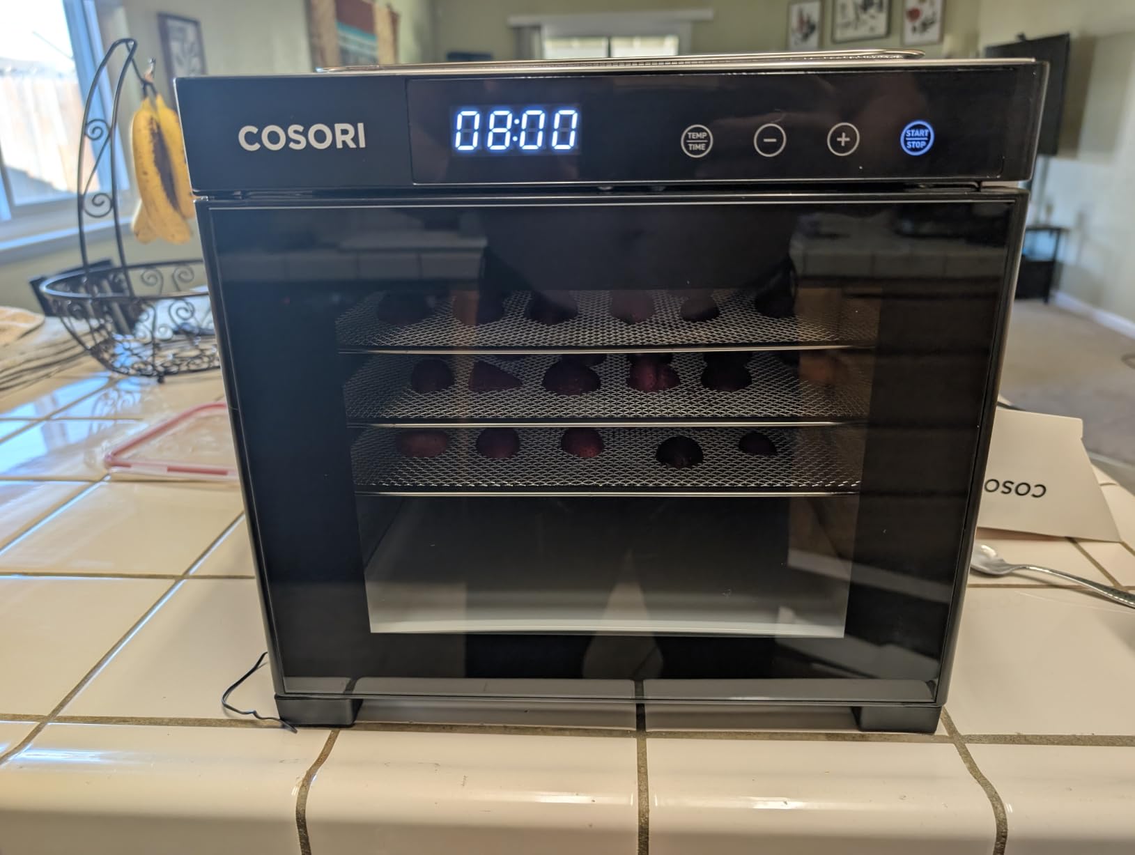 Cosori Food Dehydrator, Bigger Than 7 Trays with Large 6.5 ft² Drying Space | 95-165°F Precision Control, 600W Faster Drying, Horizontal Airflow, Quiet Operation under 48 dB, 48H Timer, Stainless Steel customer photo 2