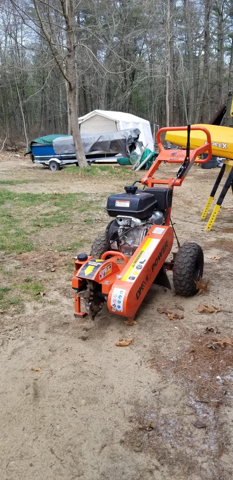 DK2 OPG777 12 in. 14 HP Stump Grinder with CH440 Command PRO Commercial Gas Engine customer photo 2