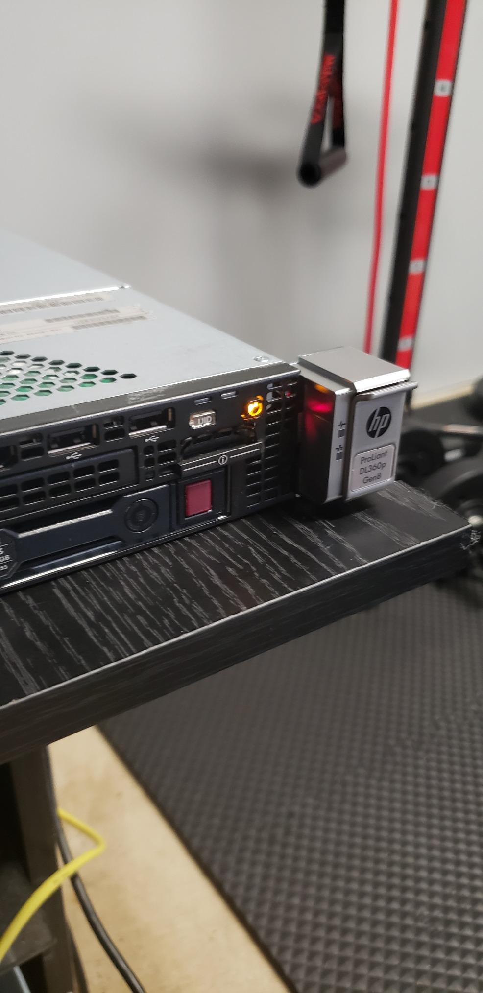 HP ProLiant DL360p Gen8 1U RackMount 64-bit Server with 2x6-Core E5-2640 Xeon 2.5GHz CPUs + 64GB PC3-10600R RAM + 8x300GB 10K SAS SFF HDD, P420i RAID, 4xGigaBit NIC, 2xPower Supplies, NO OS (Renewed) customer photo 1