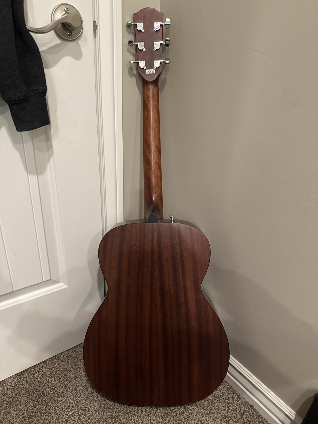 Fender CC-60S All-Mahogany Concert Acoustic Guitar, Natural customer photo 2
