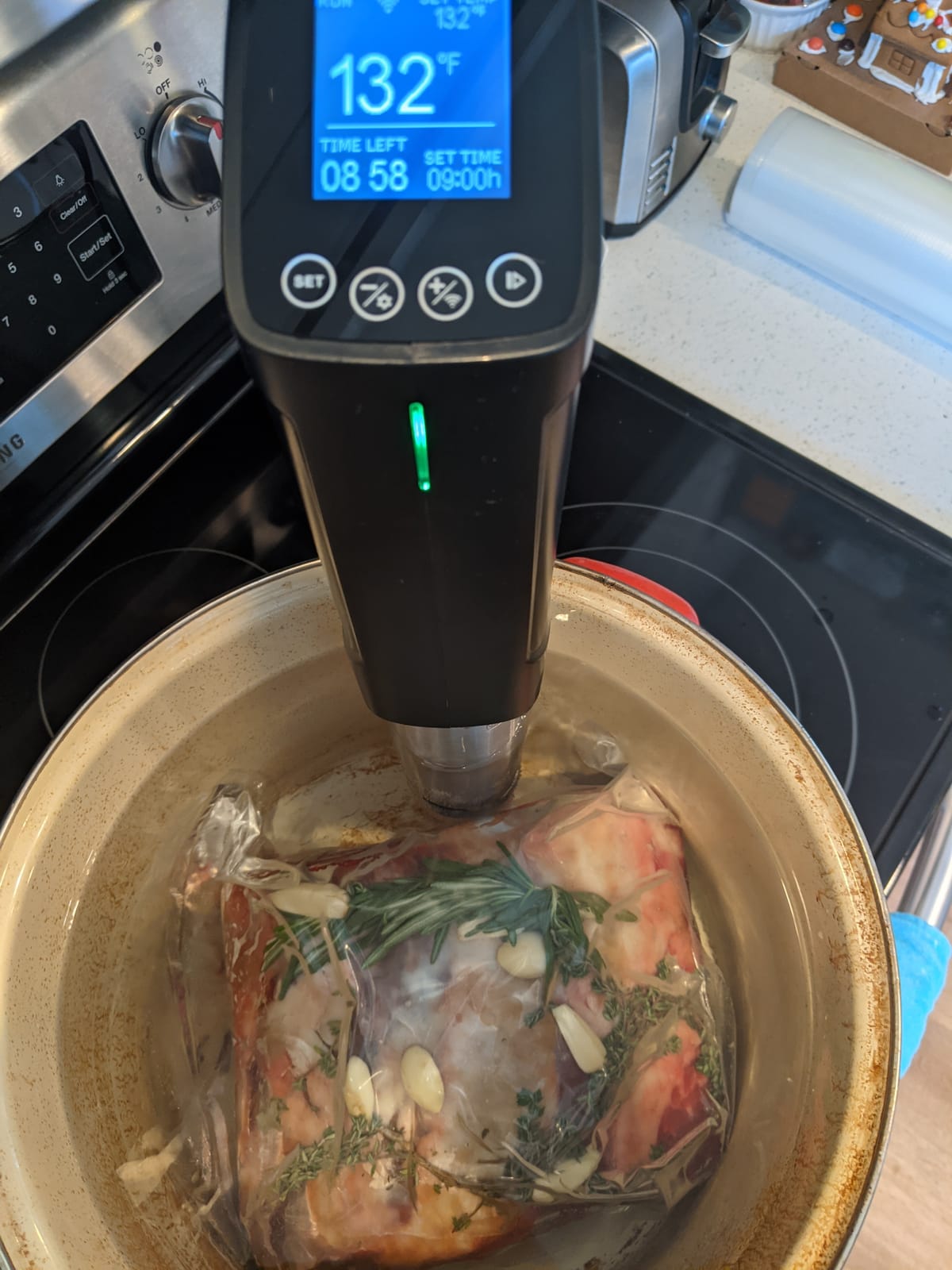 NKBIRD WIFI Sous Vide Cooker ISV-100W, 1000 Watts Fast-Heating W/Free APP customer photo 2