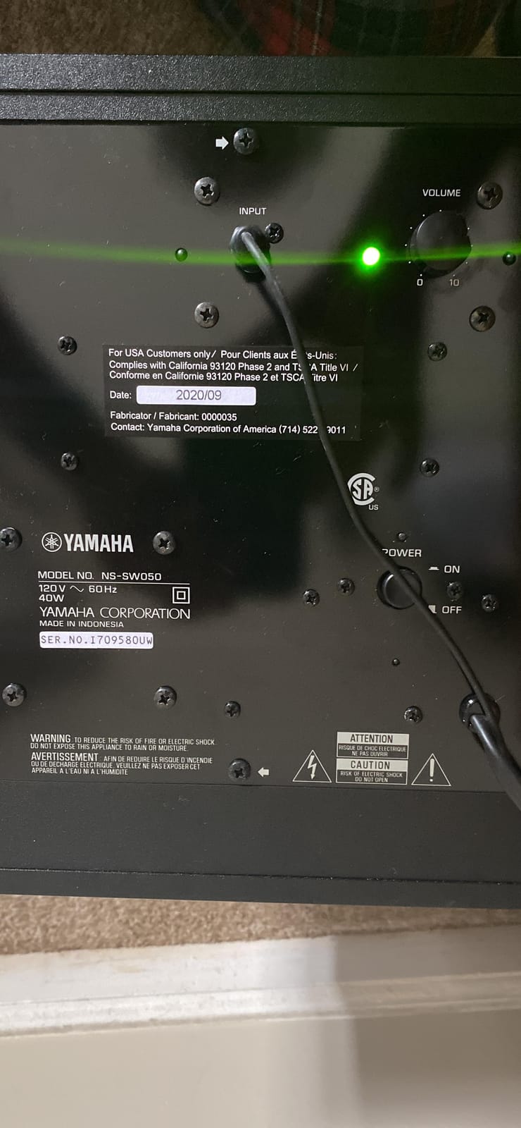 Yamaha Audio YHT-4950U 4K Ultra HD 5.1-Channel Home Theater System with Bluetooth customer photo 2