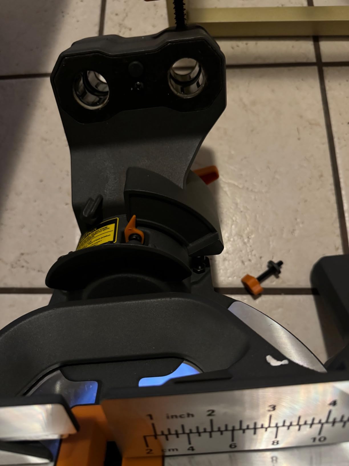 Evolution Power Tools R255SMS+ PLUS 10-Inch Sliding Miter Saw Plus Multi-Material Multi-Purpose Cutting Cuts Metal, Plastic, Wood & More 0 - 45 Bevel & 50 - 50 Miter Angles TCT Blade Included customer photo 2