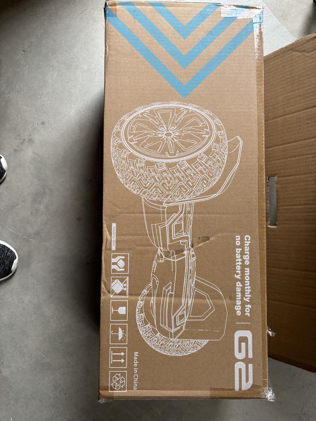 Gyroor Warrior 8.5 inch All Terrain Off Road Scooter with Bluetooth Speakers and LED Lights, Self Balancing Scooter for Kids ages 6-12 and Adults customer photo 1