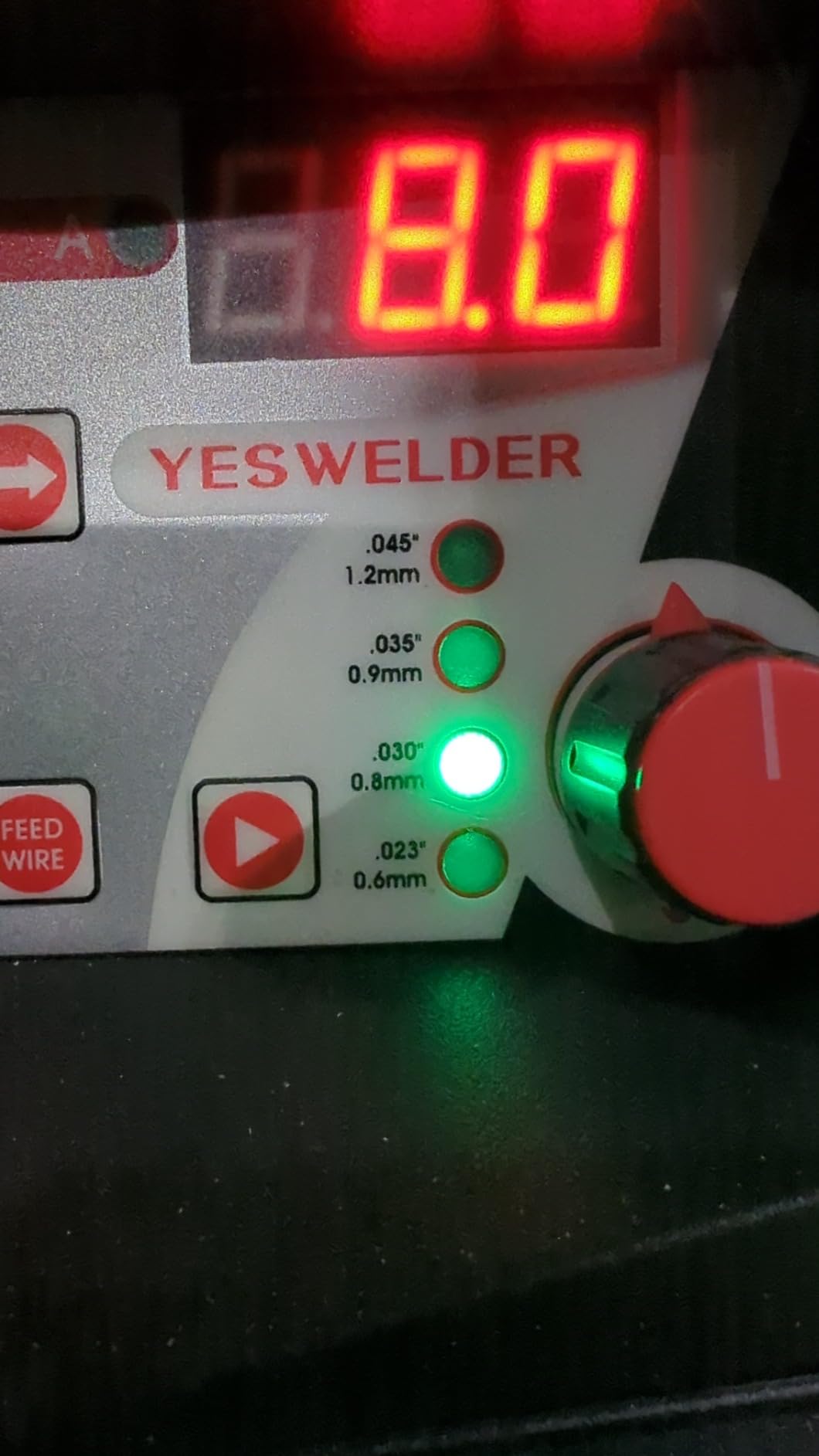 YESWELDER 205A MIG Welder, 110V/220V 5-In-1 MIG/Flux Core MIG/Spool Gun MIG/Lift TIG/Stick | clear digital display, efficient setup, synergic control, beginner friendly, auto repair, DIY jobs, metalworking customer photo 1