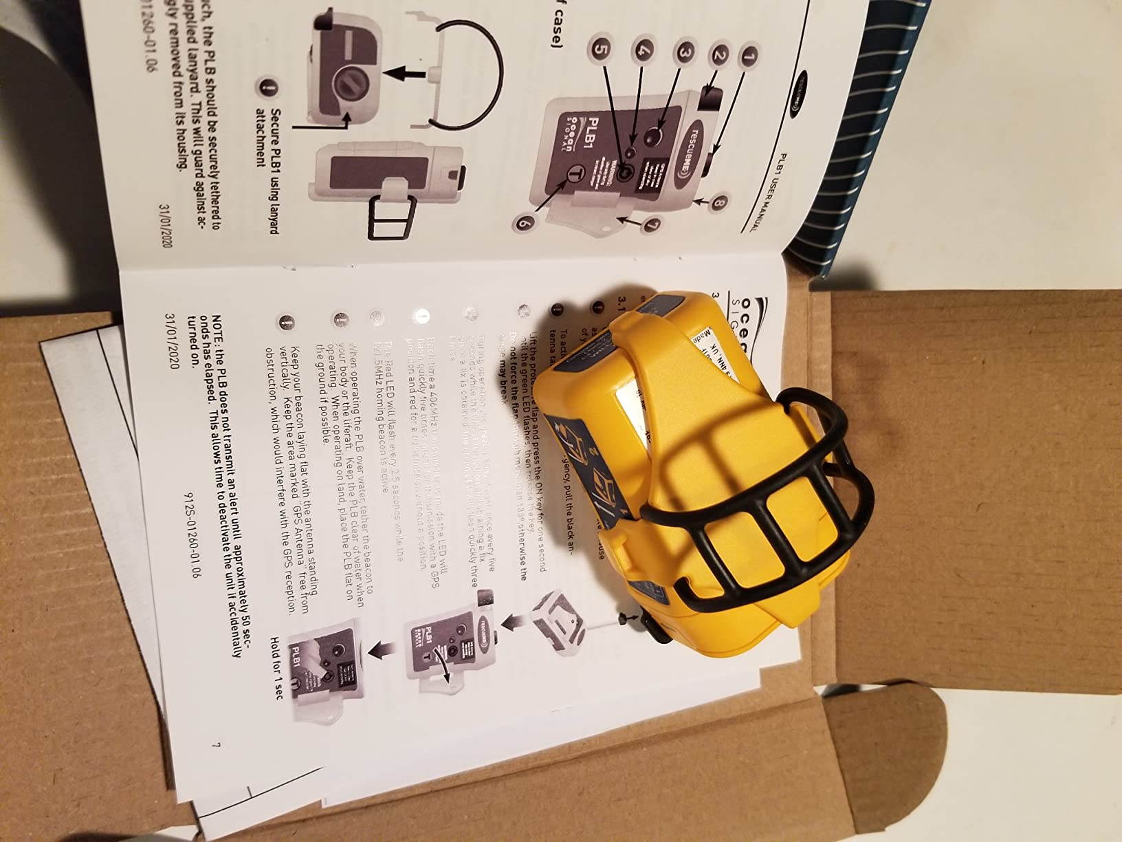 Ocean Signal rescueME PLB1 - Compact Satellite SOS Personal Locator Beacon | Global SOS Beacon with GPS Satellite SOS, Alerts Search & Rescue, Waterproof Design & 7-Year Battery Life, No Subscription customer photo 1