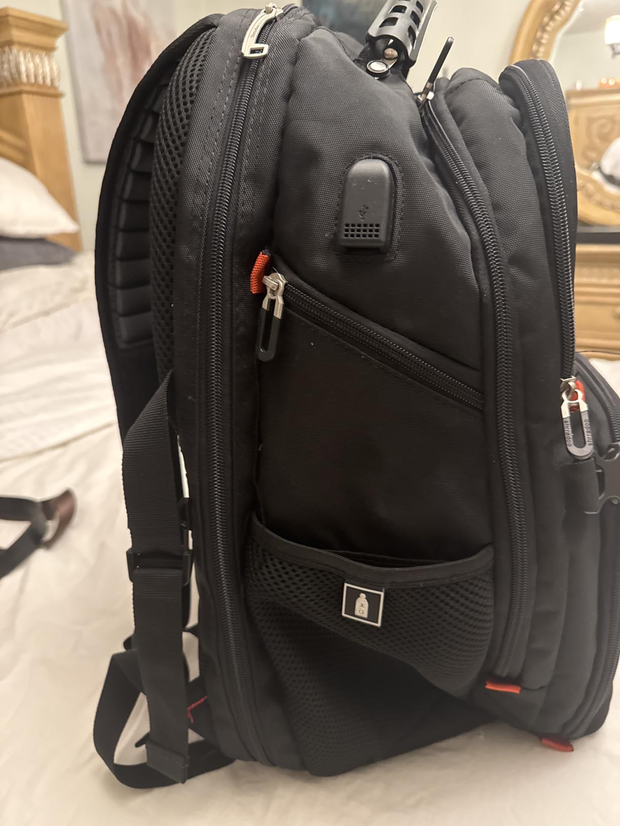 SHRRADOO Extra Large Travel Laptop Backpack for Men, Work College Backpacks | Fit 17 Inch Laptops, with Combination Lock, Carry On Flight Approved, Men Women Business Backpack,Bookbag School Backpack customer photo 2