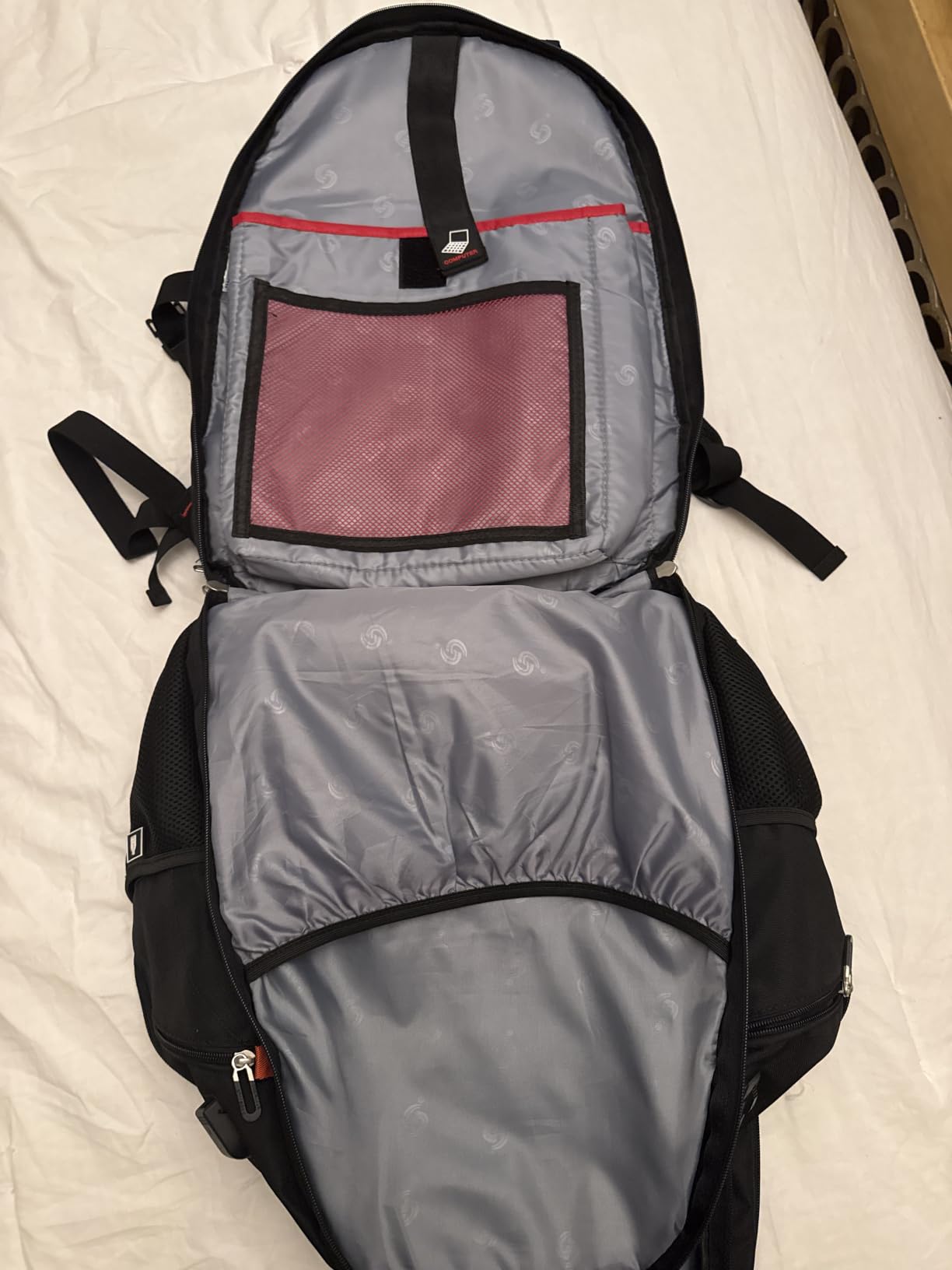 SHRRADOO Large Travel Laptop Backpack for Women, Work College Backpacks | Fit 17 Inch Laptops, with Combination Lock, Carry On Flight Approved, 50L Big Bags, Business Backpack for Men Women customer photo 2