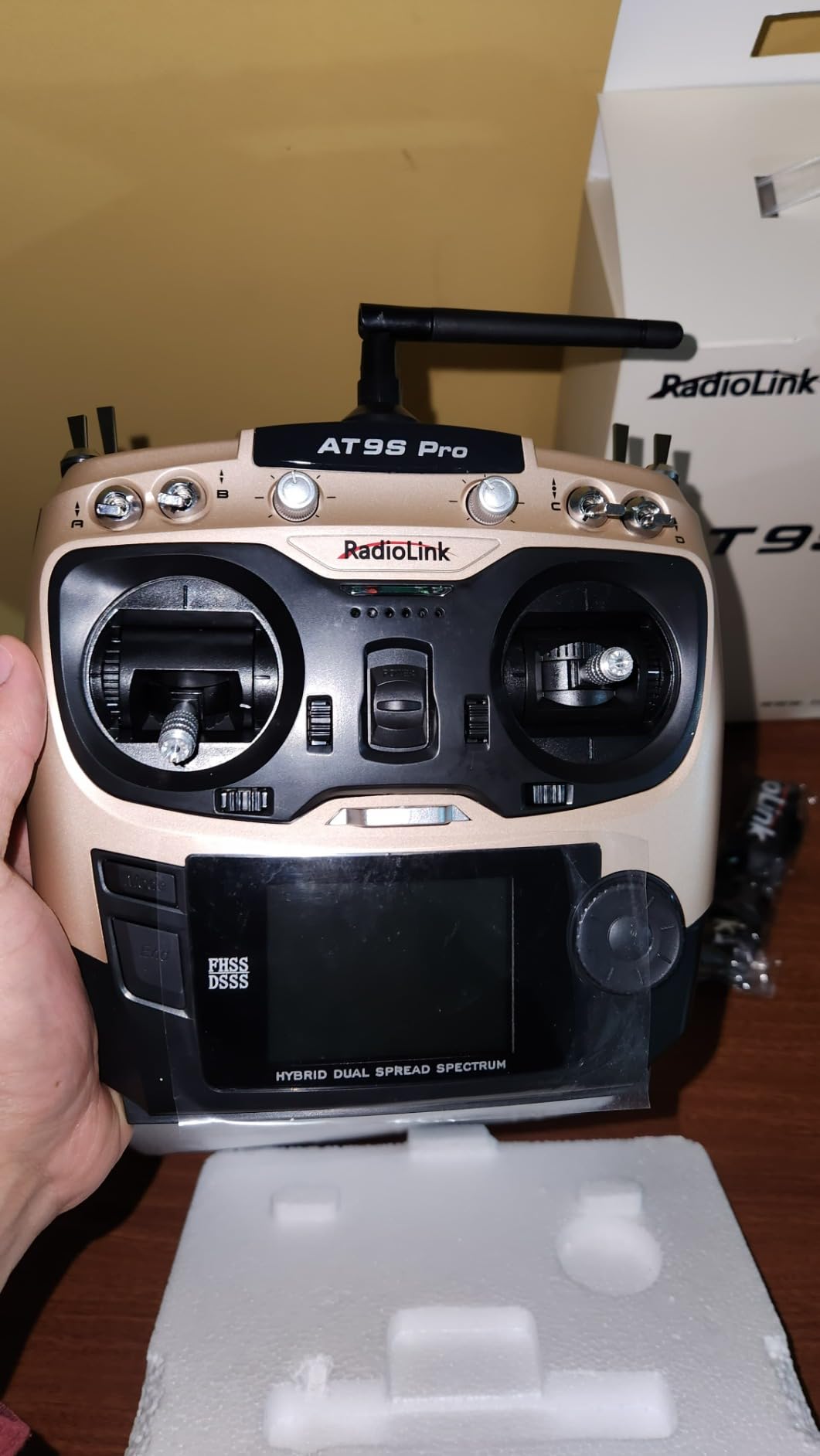 Radiolink AT9S Pro 10/12 Channels Radio Transmitter and Receiver R9DS, Long Range for Airplane/Jet/FPV Racing Drone/Quad/RC Truck Car/Boat and More (Mode 2 Left Hand) customer photo 2