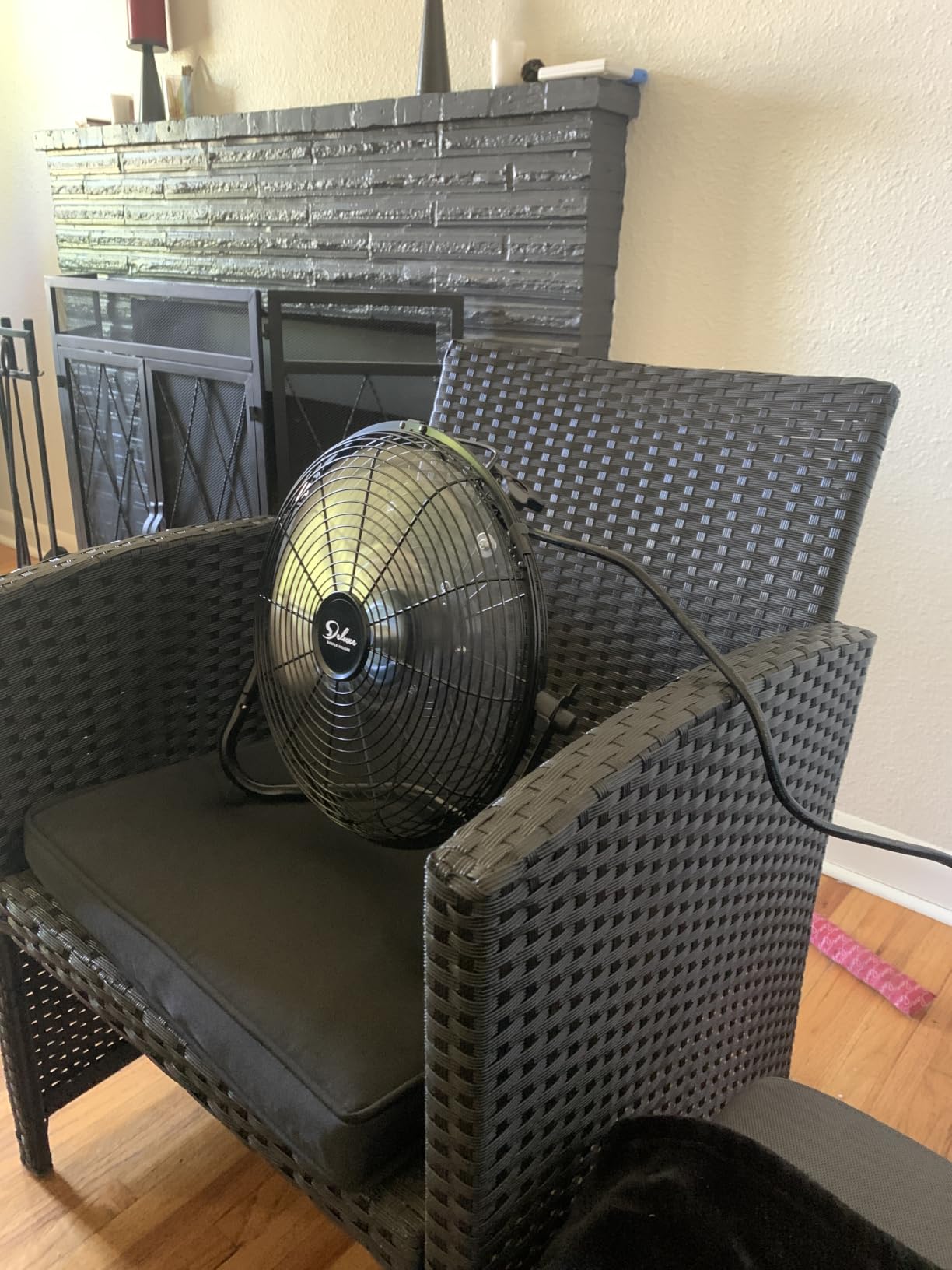Simple Deluxe 20 Inch 3-Speed High Velocity Heavy Duty Metal Industrial Floor Fan for Warehouse, Workshop, Factory and Basement, Black, 1 Pack customer photo 1