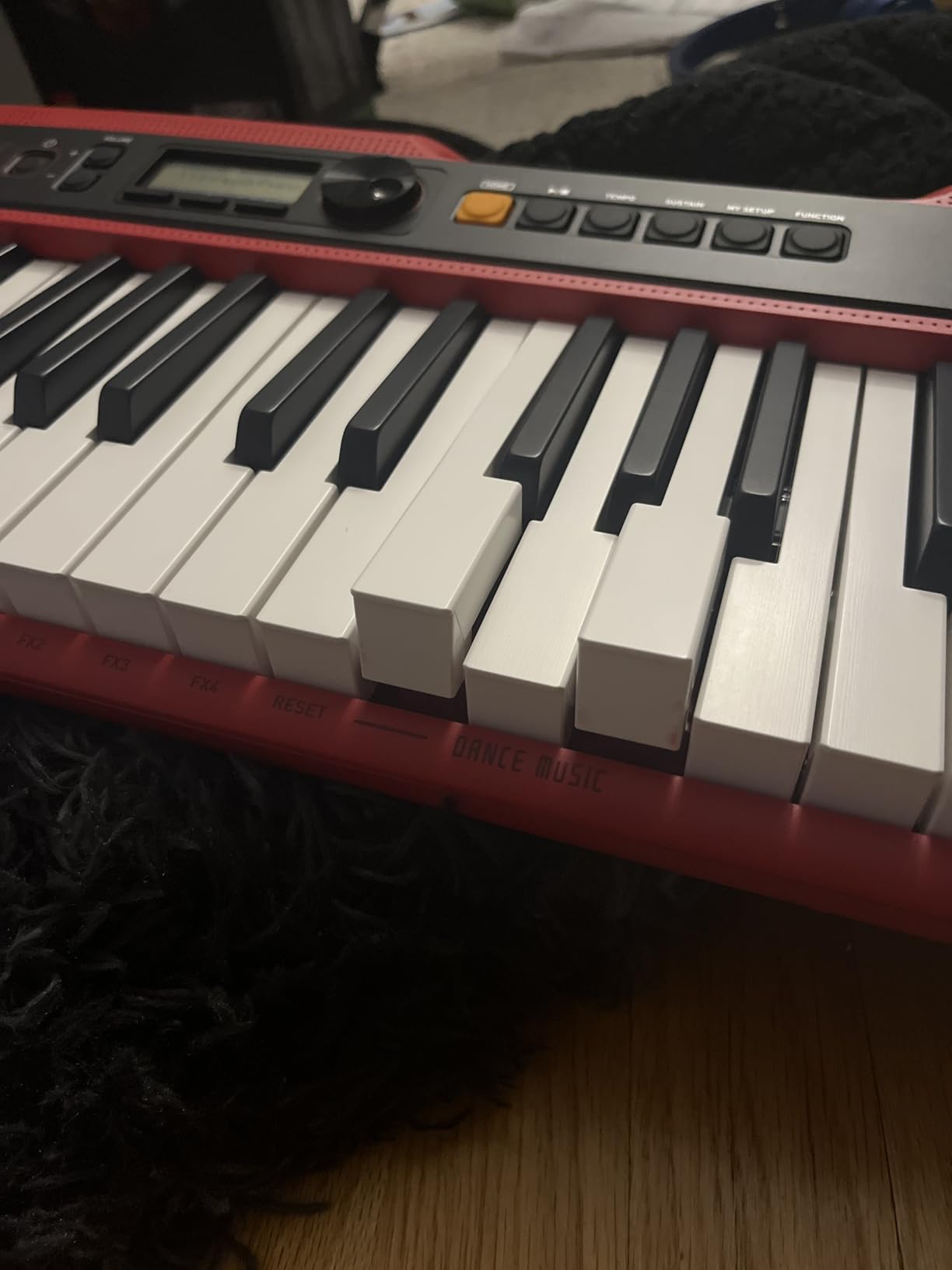 Casio Casiotone CT-S200RD - 61-Key Portable Keyboard for Beginners | 400 Tones, 77 Rhythms, LCD Display, Dance Music Mode, USB-MIDI, Stereo Speakers | Includes Power Supply & Music Rest customer photo 1