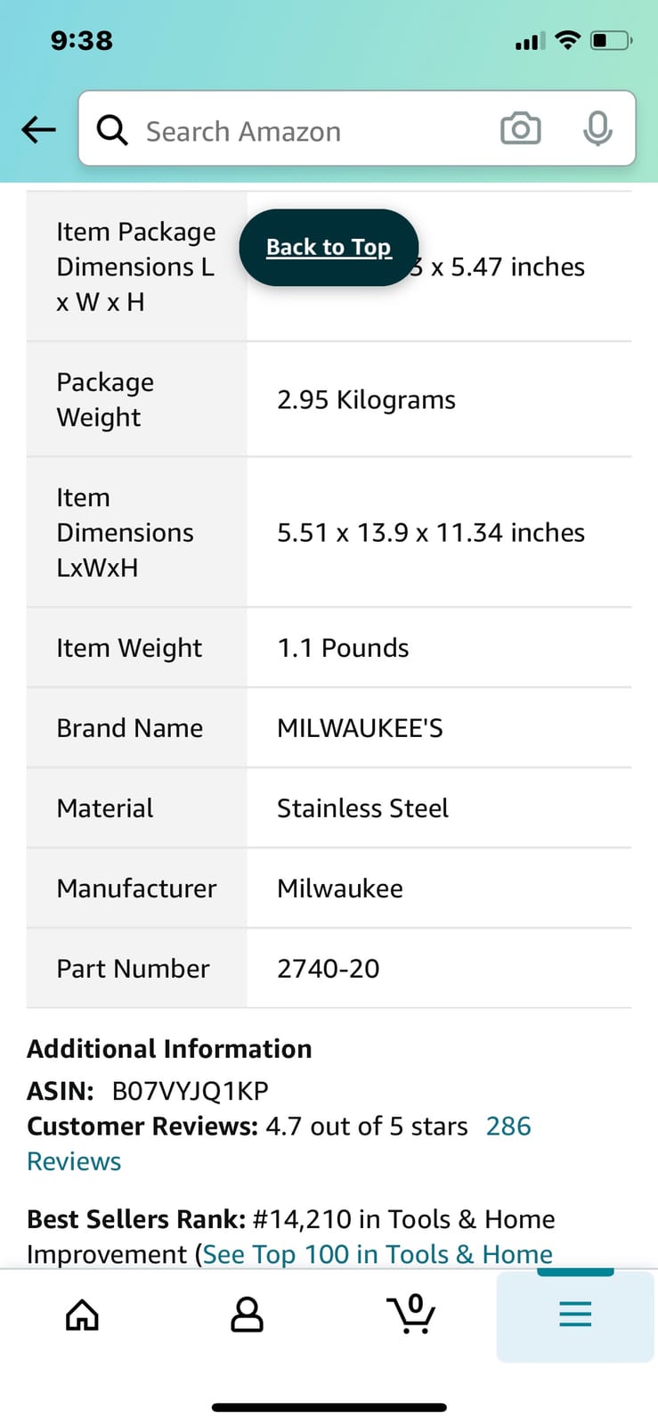 Milwaukee Electric - M18 Fuel 18 Gauge Brad Nailer customer photo 1
