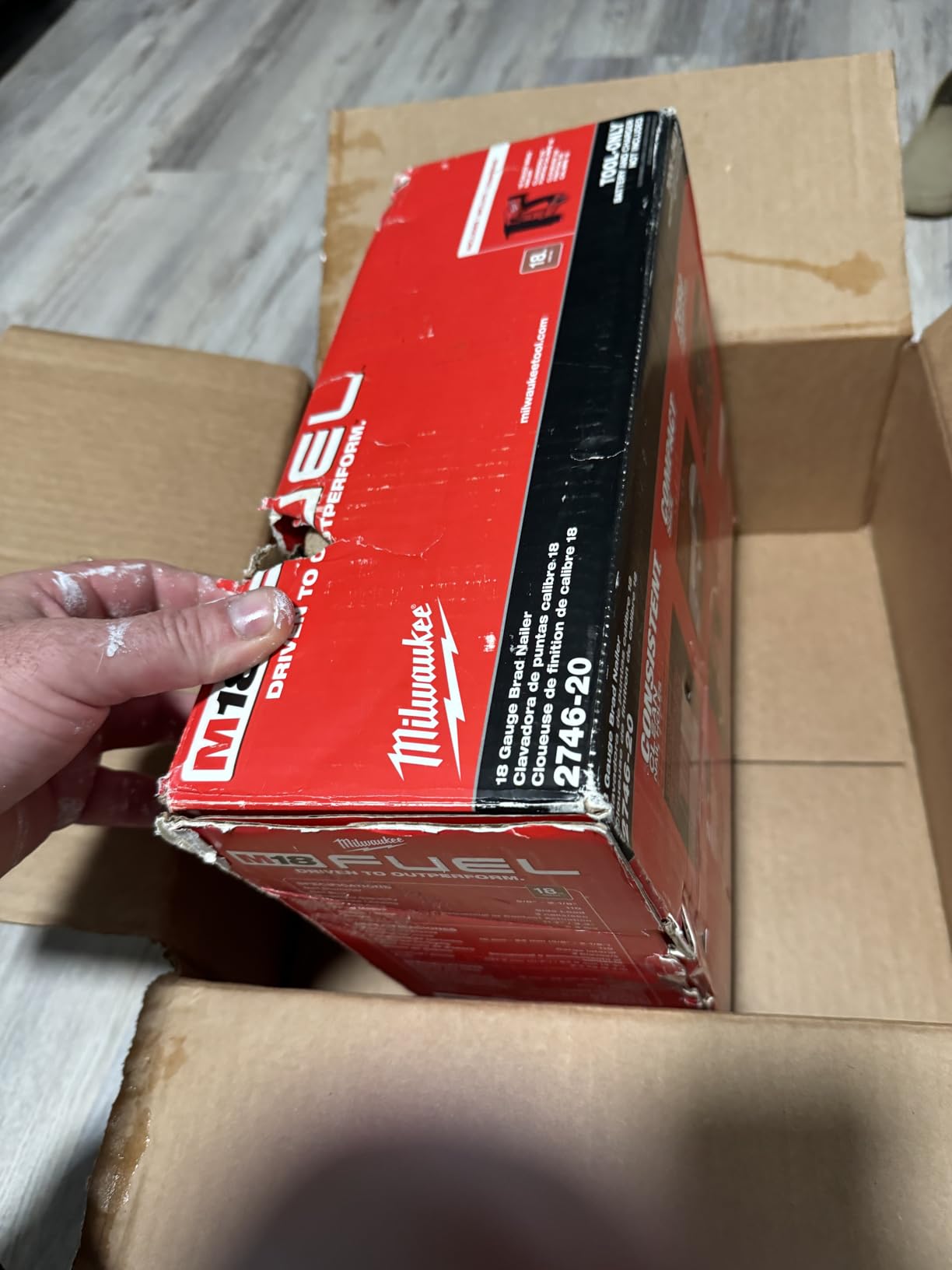 Milwaukee Electric - M18 Fuel 18 Gauge Brad Nailer customer photo 2