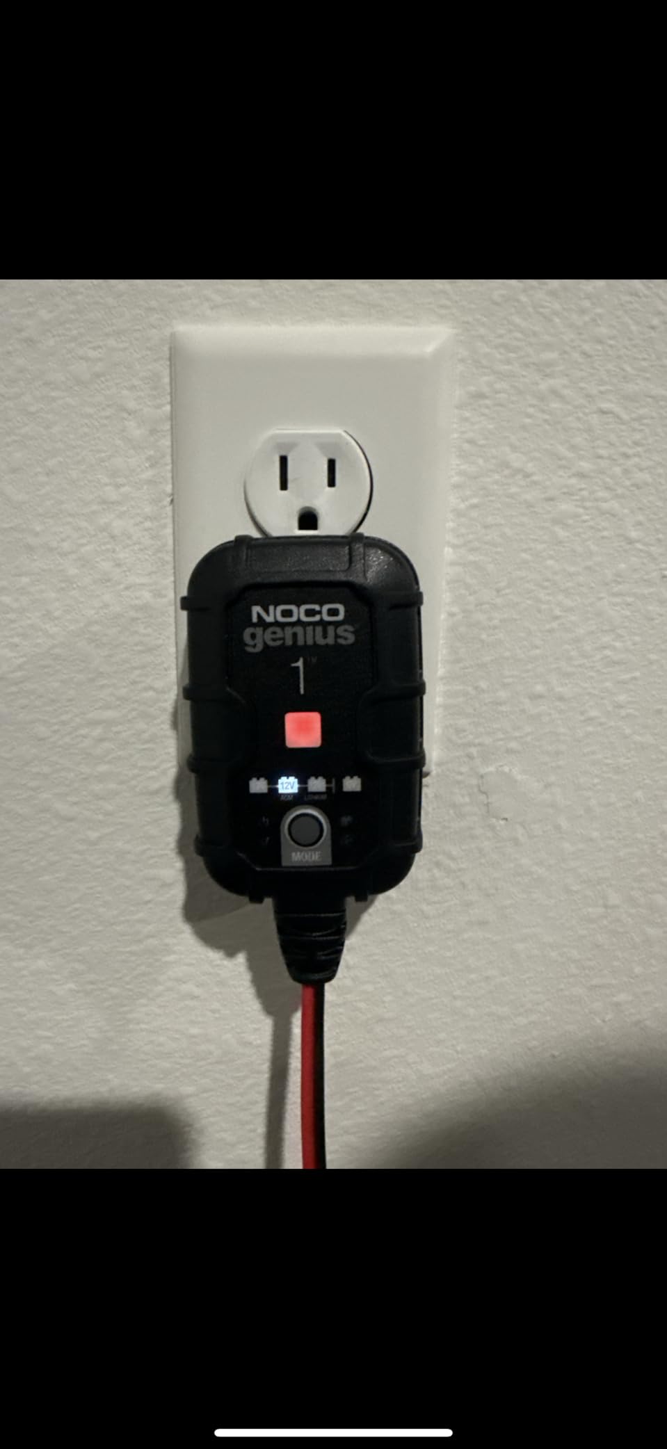NOCO GENIUS1 1A 6V/12V Smart Battery Charger - Automatic Maintainer, Trickle Charger & Desulfator customer photo 1