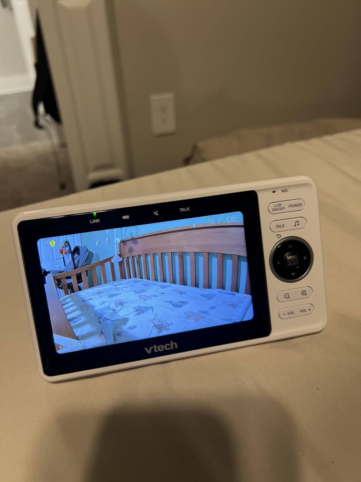 VTech Smart WiFi Baby Monitor - See Your Baby at Home or from Anywhere, Free App, 1080p Camera, 5