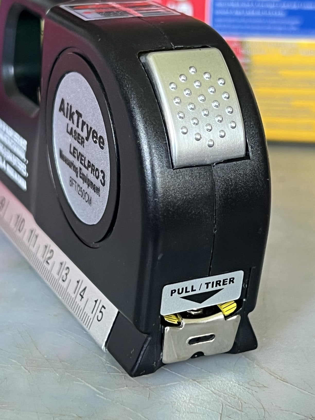 Laser Level Line Tool, Multipurpose Laser Level Kit Standard Cross Line Laser leveler Beam Tool with Metric Rulers 8ft/2.5M for Picture Hanging cabinets Tile Walls by AikTryee customer photo 2