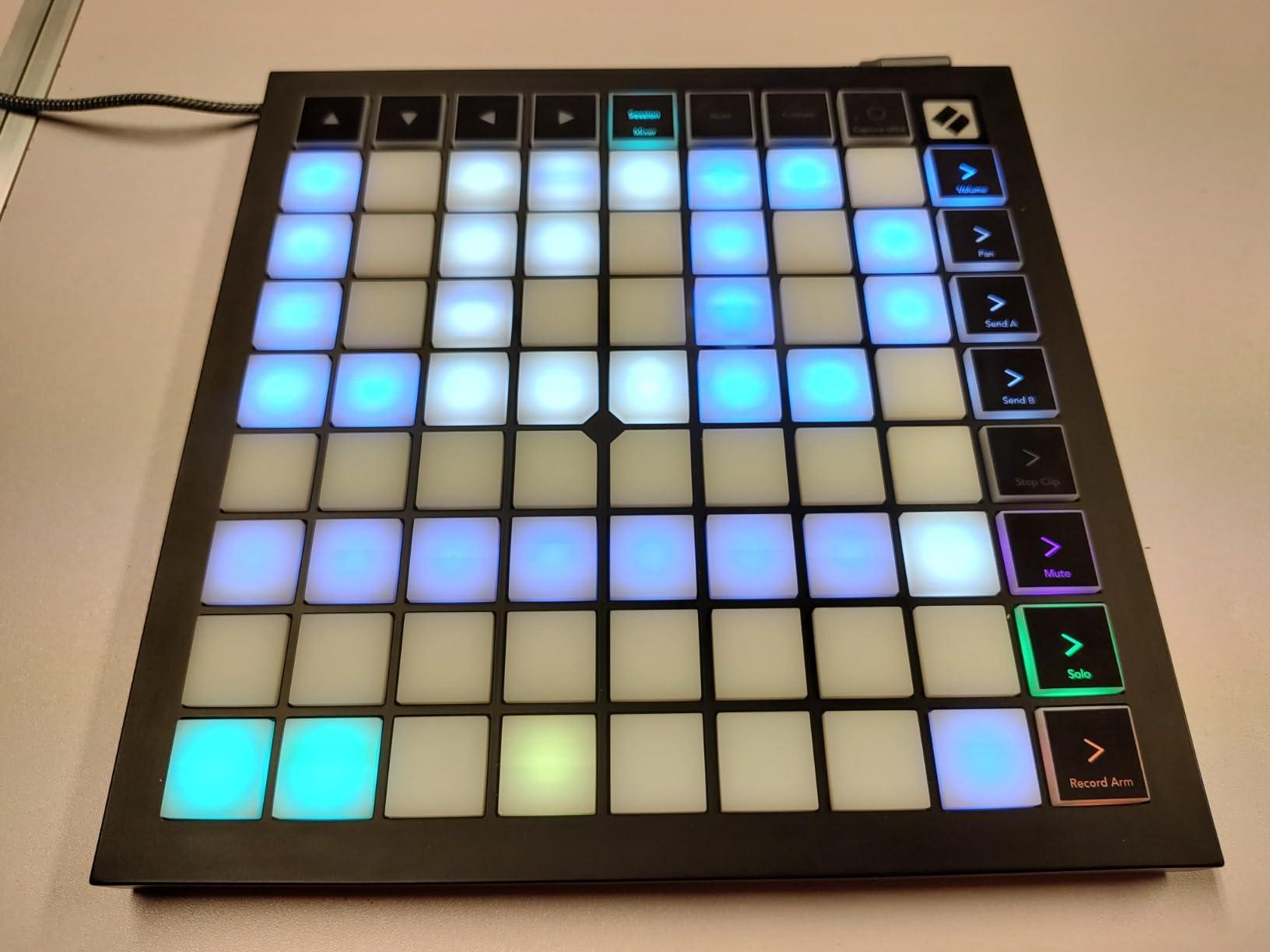 Novation Launchpad X MIDI USB Grid Controller | USB, 64 RGB Velocity-Sensitive Pads, Mixer Controls, Note and Scale Modes, 4 Custom Modes, Ableton Live Lite customer photo 1