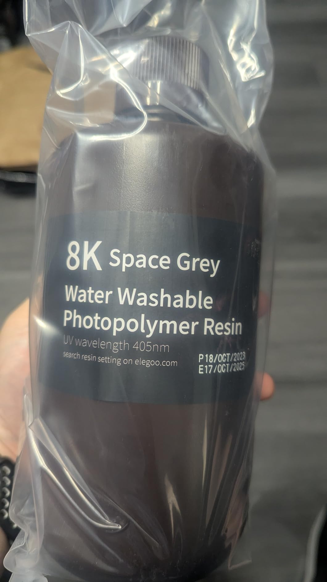 ELEGOO Water Washable 3D Printer Resin Ceramic Grey 1000g | 405nm UV Curing Photopolymer Resina for Mars Saturn Jupiter MSLA DLP LCD Impresora with Low Odor customer photo 2