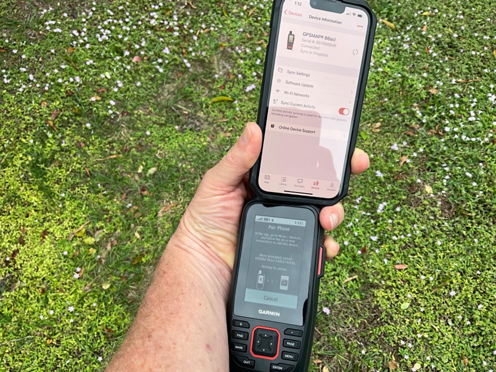 Garmin GPSMAP 86Sci, Floating Handheld GPS with Button Operation, Preloaded BlueChart G3 Coastal Charts and Inreach Satellite Communication customer photo 2