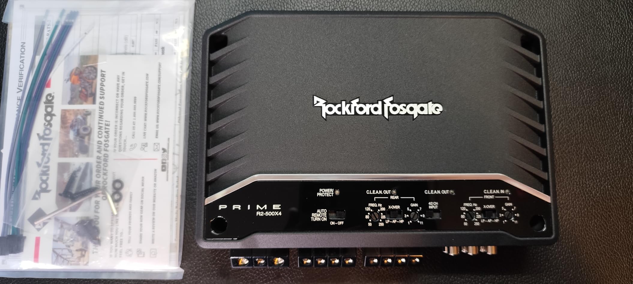 Rockford Fosgate Prime R2-500X4 500-Watt 4-Channel Amplifier customer photo 2