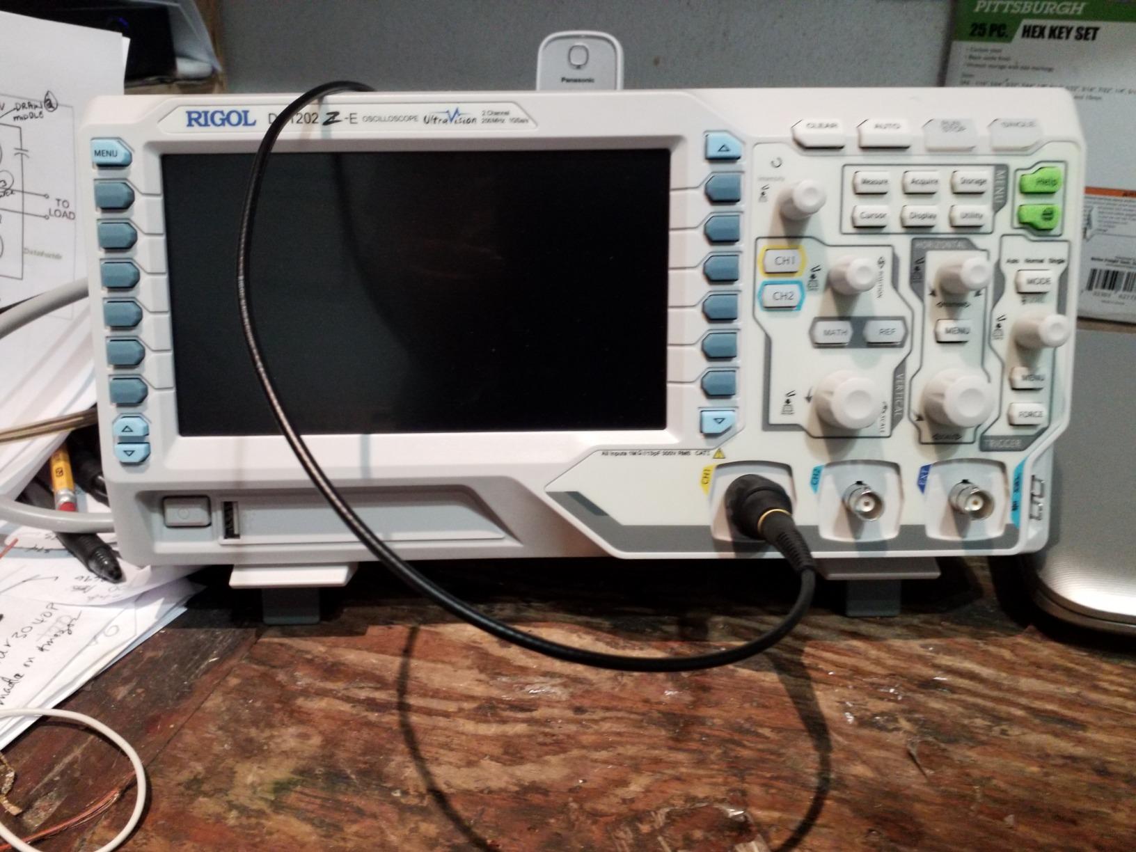 RIGOL DS1202Z-E Digital Oscilloscope, 200MHz, 2 Channel, 1GSa/s Sampling | Ideal for students & hobbyists, 1GSa/s real-time sample rate, 24Mpts memory depth, professional desktop lab design customer photo 2