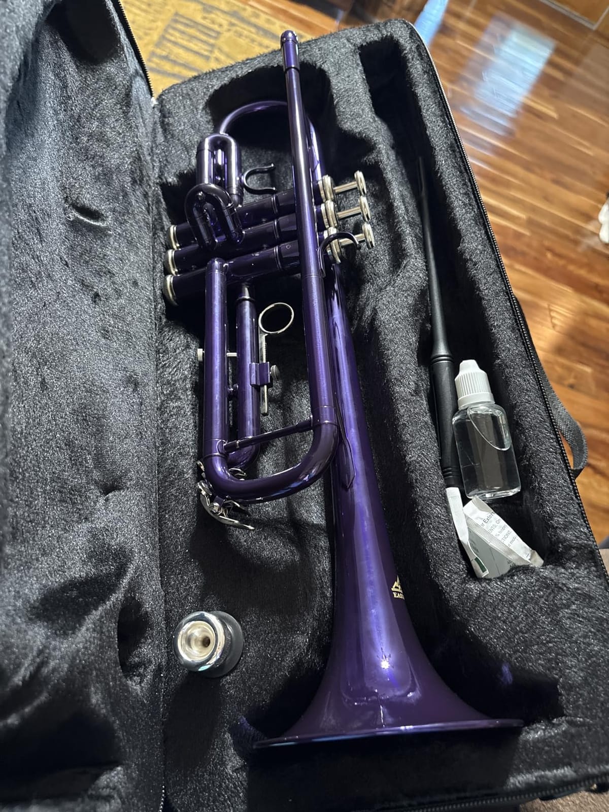 EASTROCK Bb Trumpet Standard Trumpet Set with Carrying Case, Gloves, 7C Mouthpiece and Cleaning Kit (Gold) customer photo 2
