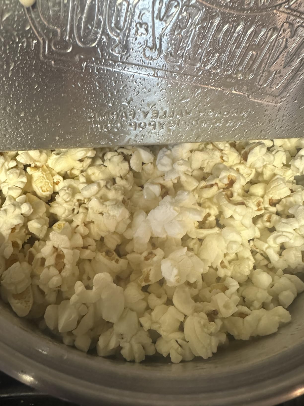 Original Whirley Pop Popcorn Maker - Wabash Valley Farms Gourmet Popcorn Popper, Aluminum Pot With Nylon Gears, 3-Minute Stove Top Popper, Home Movie Night (Silver) customer photo 1