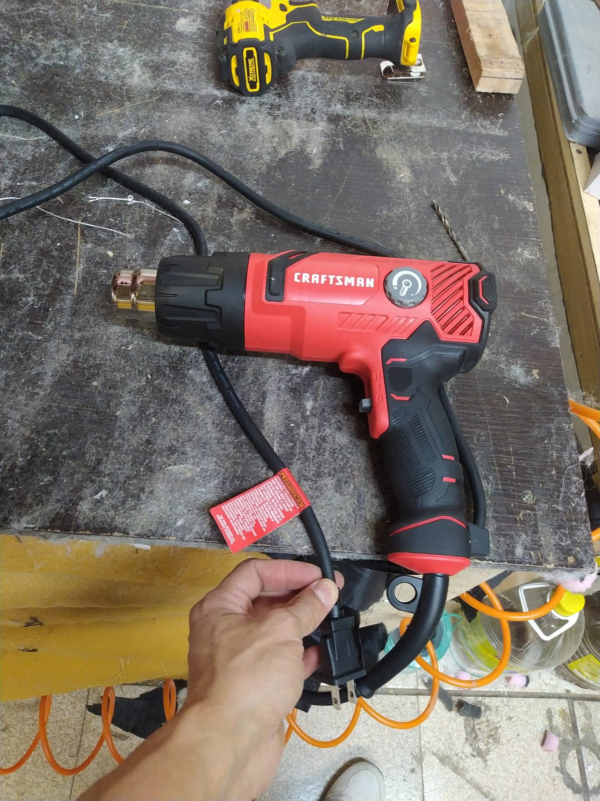 CRAFTSMAN Heat Gun, Corded, Variable Heat Setting up to 1200 Degrees, 1500 Watt (CMEE531) customer photo 1