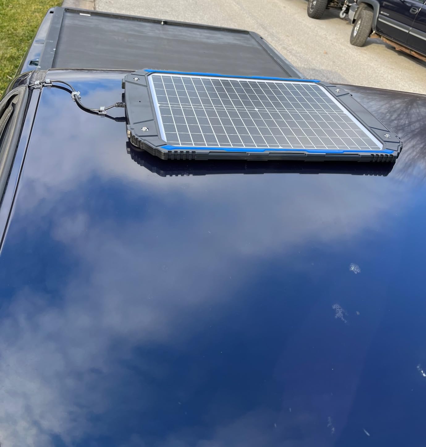 SUNER POWER 20W 12V Solar Battery Trickle Charger & Maintainer PRO, Built-in Intelligent MPPT Controller, Waterproof 12 Volt 20 Watt Solar Panel Charging Kits for Car Marine RV Trailer Boat Automotive customer photo 1