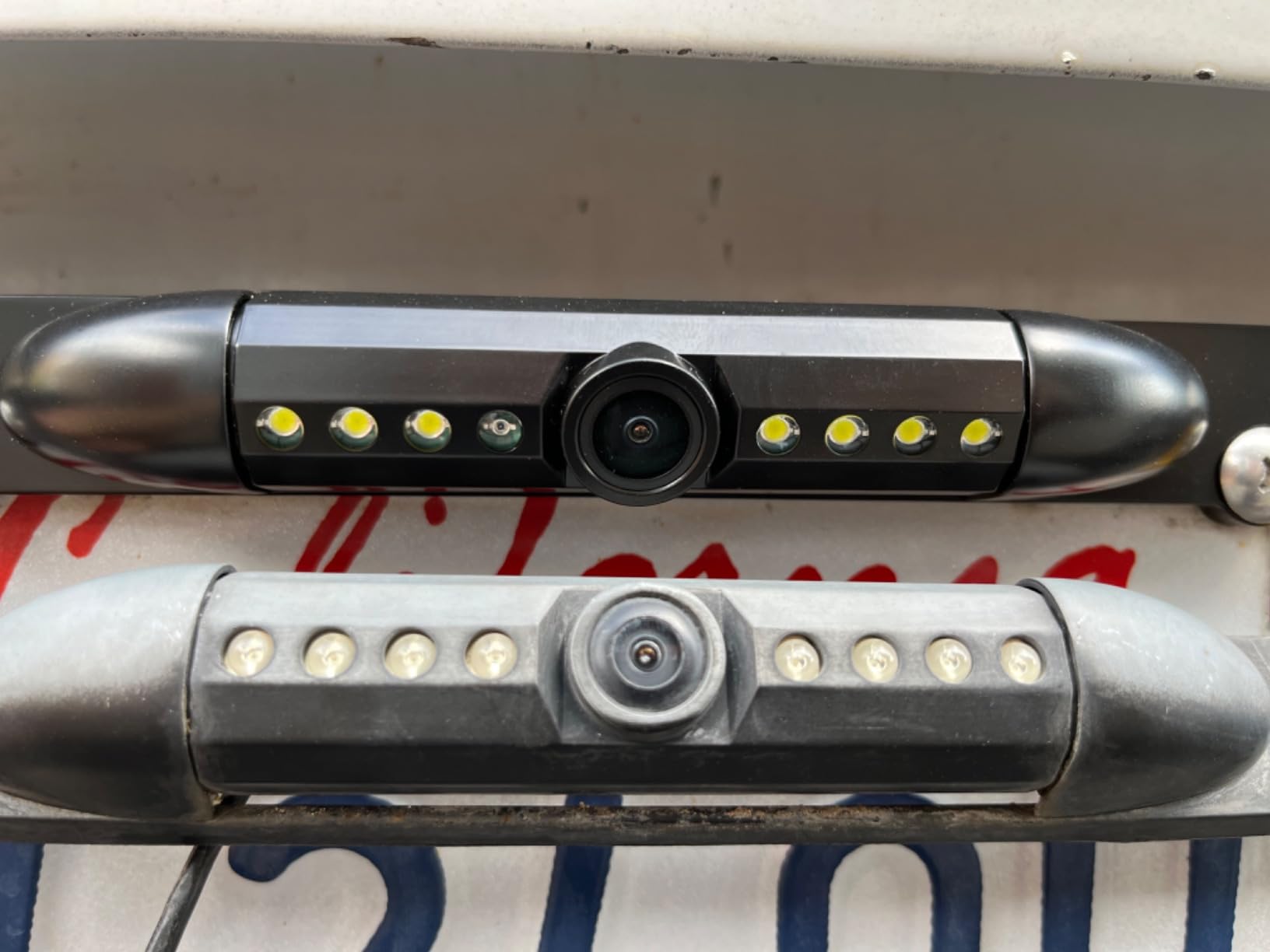 License Plate Backup Camera HD Front Rear View Reverse Camera with 7 LED Night Vision 170 Degree Viewing Angle, Waterproof, for Cars customer photo 2