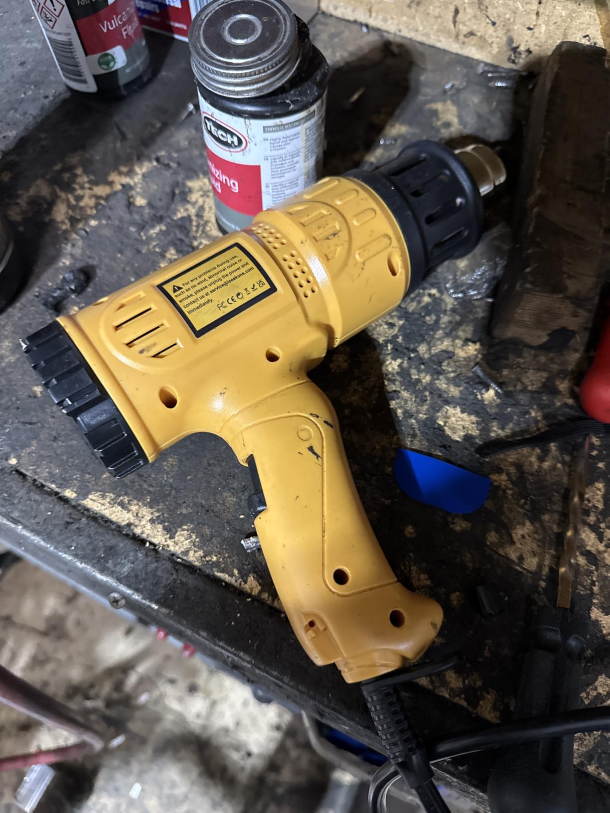 SEEKONE 1800W Heat Gun with LCD Display 122°F-1112°F for Paint Removal, Precise Temperature Control, Airflow Adjustable, Power-On Memory customer photo 2