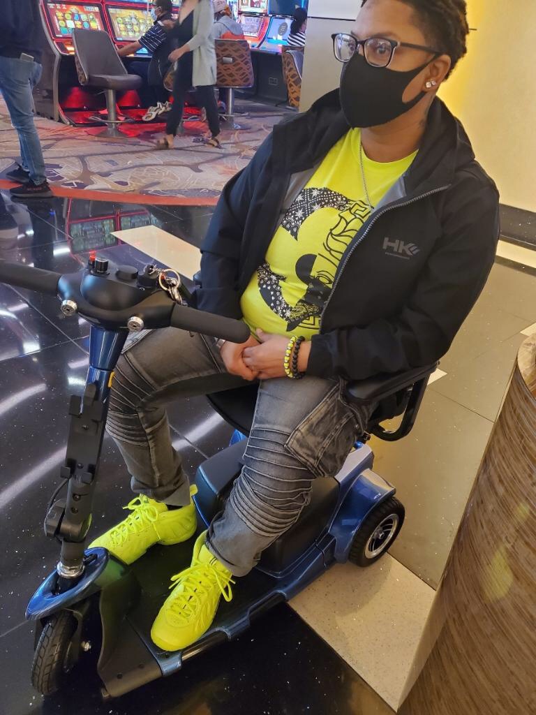 Vive 3 Wheel Mobility Scooter - Electric Powered Mobile Wheelchair Device | For Adults - Folding, Collapsible and Compact for Travel - Long Range Power Extended Battery with Charger and Basket Included customer photo 1