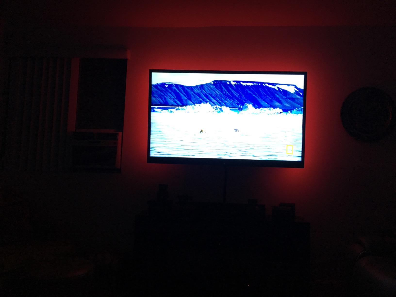 Tv Led Backlight,Maylit 14.3ft Led Strip Lights for 65-75in Tv,USB Powered Tv Lights kit with Remote,RGB Bias Lighting for Room Decor customer photo 1