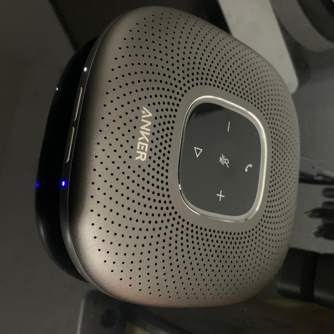 Anker PowerConf Speakerphone, Zoom Certified Conference Speaker with 6 Mics | 360° Enhanced Voice Pickup, 24H Call Time, Bluetooth 5.3, USB C, Compatible with Leading Platforms for Personal Workspaces customer photo 2