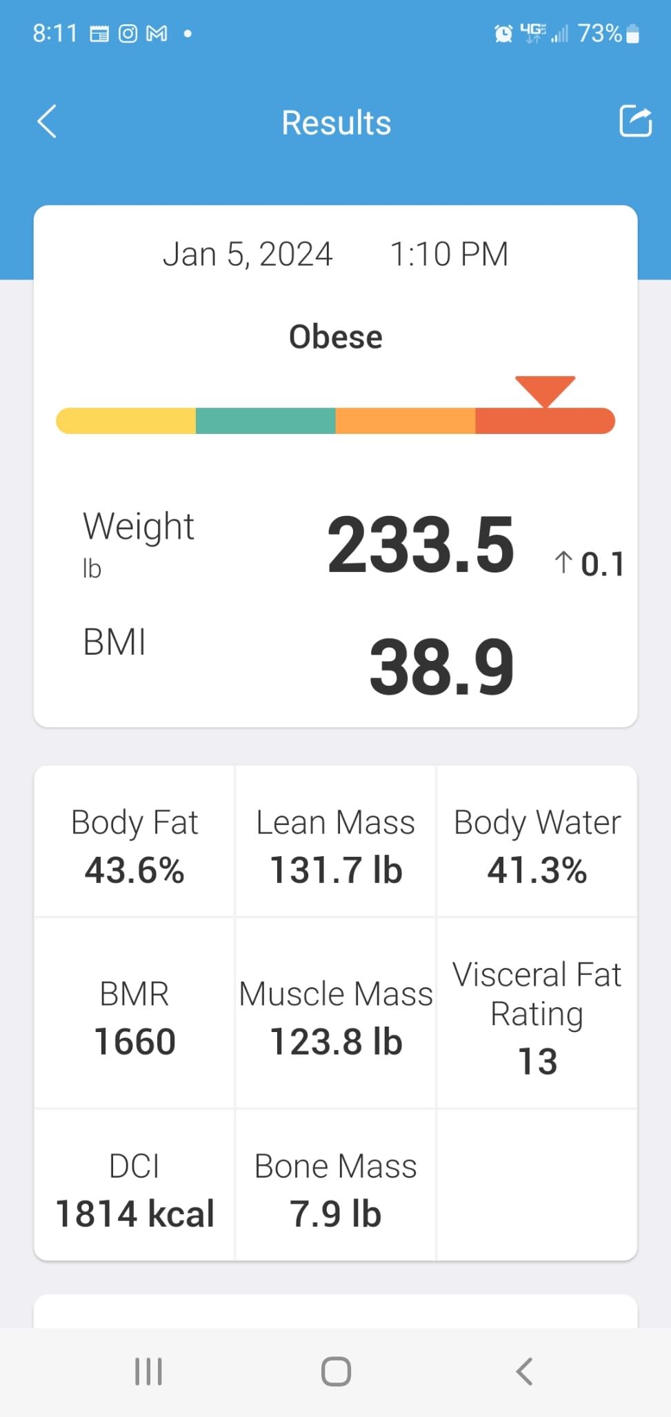 iHealth Nexus Smart Scale for Body Weight Bluetooth, Digital Bathroom Scale Body Fat and Muscle, Body Composition Monitor Health Analyzer for BMI Compatible for iOS & Android Accurate to 0.1lb-White customer photo 2