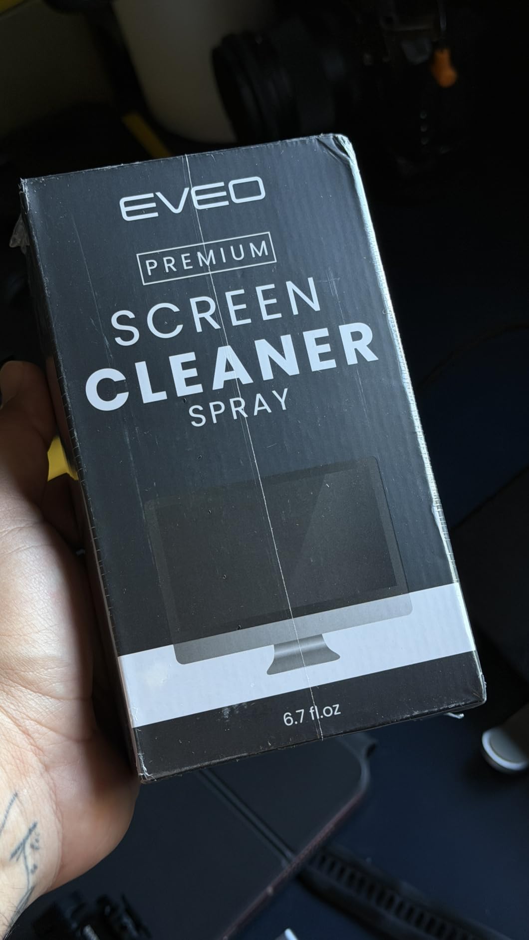 EVEO Screen Cleaner Spray - Large Screen Cleaner Bottle - TV Screen Cleaner, Computer Screen Cleaner, for Laptop, Phone, Ipad - Computer Cleaning kit Electronic Cleaner (1 Pack) customer photo 1
